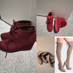 Women Over Knee Boots, Women Wedge Shoe, Women Winter Boots